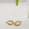 COTH-Textured Golden Hoops