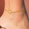 SMD-Turtle Gold Anklet
