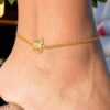 SMD-Turtle Gold Anklet