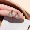 SMD- Diamonds Square Gold-Earring