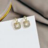 SMD- Diamonds Square Gold-Earring