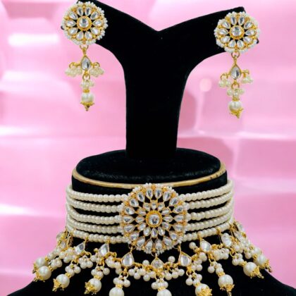 White Tear Choker Set-COTCS